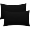 2 Pack Poly-Cotton Pillowcases |Envelope Closure| Ultra Soft Premium Quality