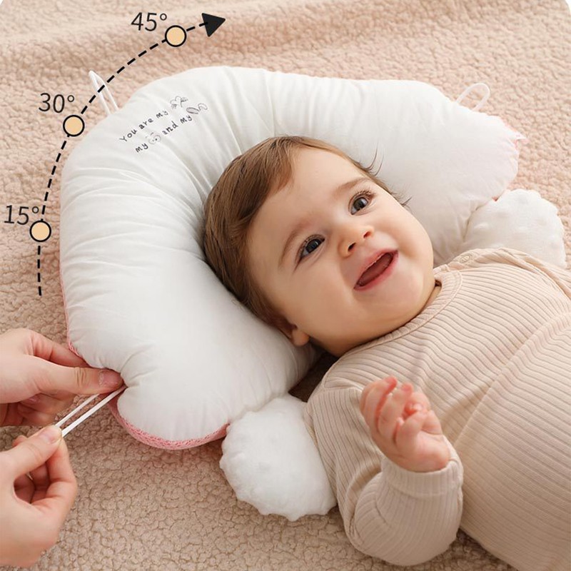 Toddler Neck Pillow Stable Support Safe Soft Breathable Cotton Fabric