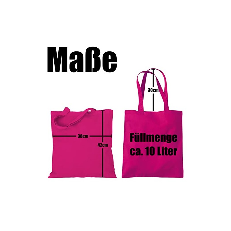 Fabric Bag Jute Bag Long Handle with Saying Fire Brigade
