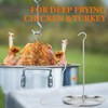 DOLAMOTY Upgraded Multifunctional Turkey Fryer Stand Kit Vertical Skewer, BBQ