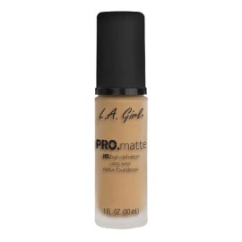 Pro Matte Base De Maquillaje La Girl - Alta Cobertura Tono Soft Beige