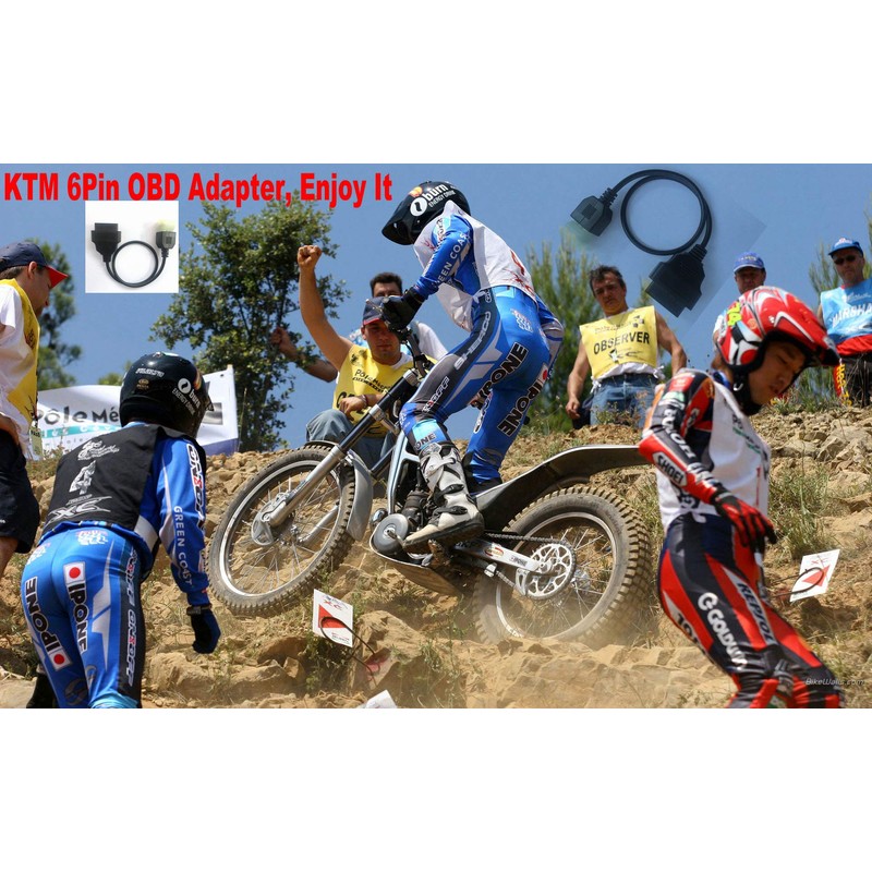 OBD 6Pin Diagnostic Adapter for Motorcycle