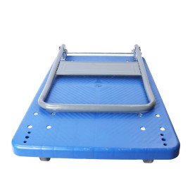 Hand Truck Upgraded Foldable Push Cart Dolly 660 Lbs Capacity Moving Platform Hand Truck Push Handle Flat Bed WagonType: Shopping Carts, Load Capacity: 660lbs