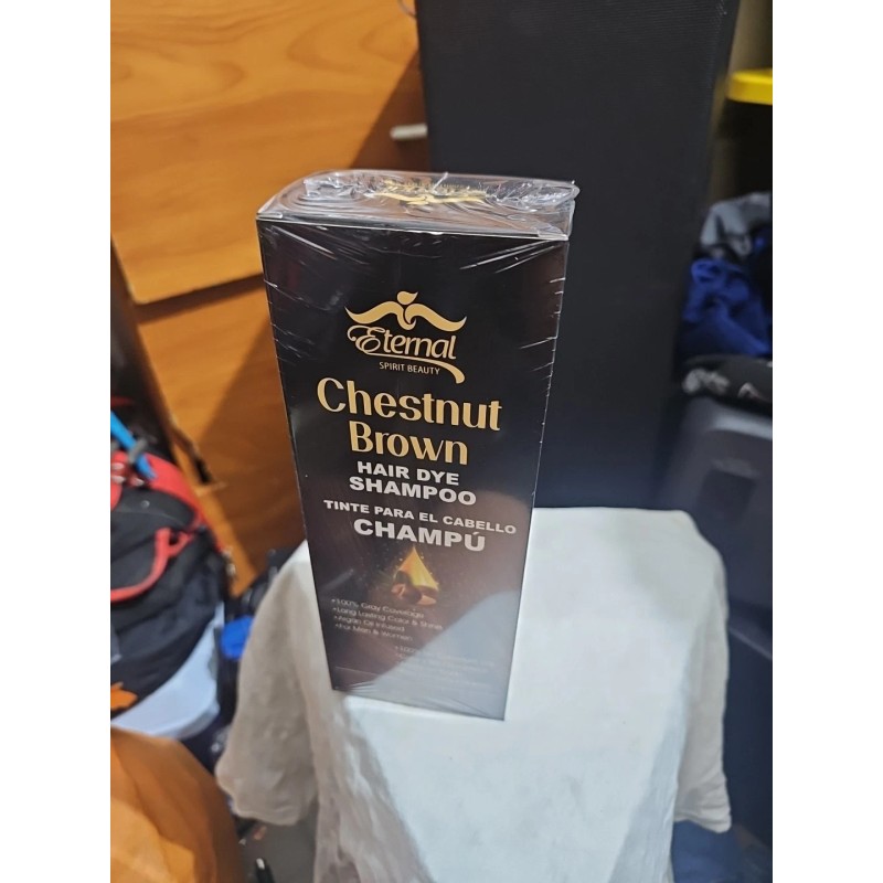Eternal Spirit Beauty hair dye shampoo chestnut brown