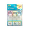 SINM-1W-3-2P Fluffy Ring Name Holder, White, Pack of 3, Pack