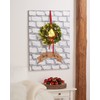 VBS Pina Fir Wreath, Plastic Fir Wreath, Diameter 30 cm,