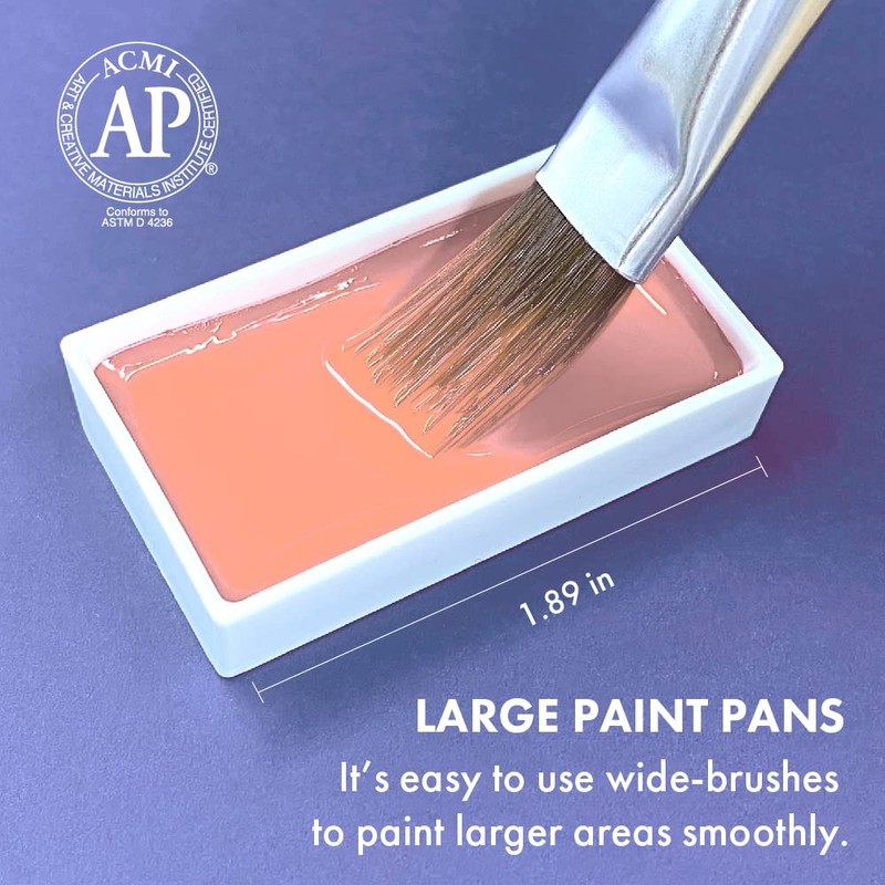 Kuretake Gansai Tambi Watercolor Pans - Set of 24, Art