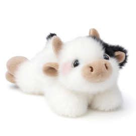 Mushymallow Adorable Cow Stuffed Animal Soft Plush Cow Stress Relief Plush Toy for Kids Adults