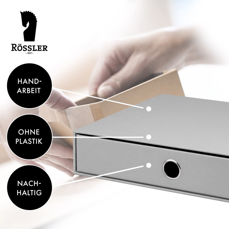 Rössler Soho 1 Drawer Filing Storage Box for A4 -