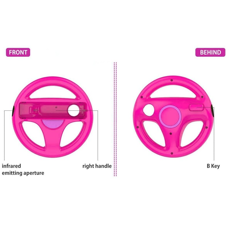 TheMax Pnk (Pack 2) Wheel Steering wii Controller Design Stand