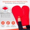 Red Oven Gloves Double Protection by Kiyotsu: Sophisticated Heat Defense