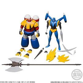 Bandai - Model Kit - Super Minipla Getter Robot Series 3 Set di 2 15 cm