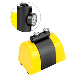 QWORK Magnetic Wall Mount Retractable Belt Barrier - Crowd Control and Safety Solution for Indoor and Outdoor Use