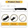 Therwen 50 Pieces 8.8 Inch Serrated Steak Knife Set Pointed