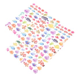 Gadpiparty 5 Sheets Sea Animal Stickers for Adorable Ocean Fish Decals for Learning and Decoration for Walls Windows and Holiday Crafts