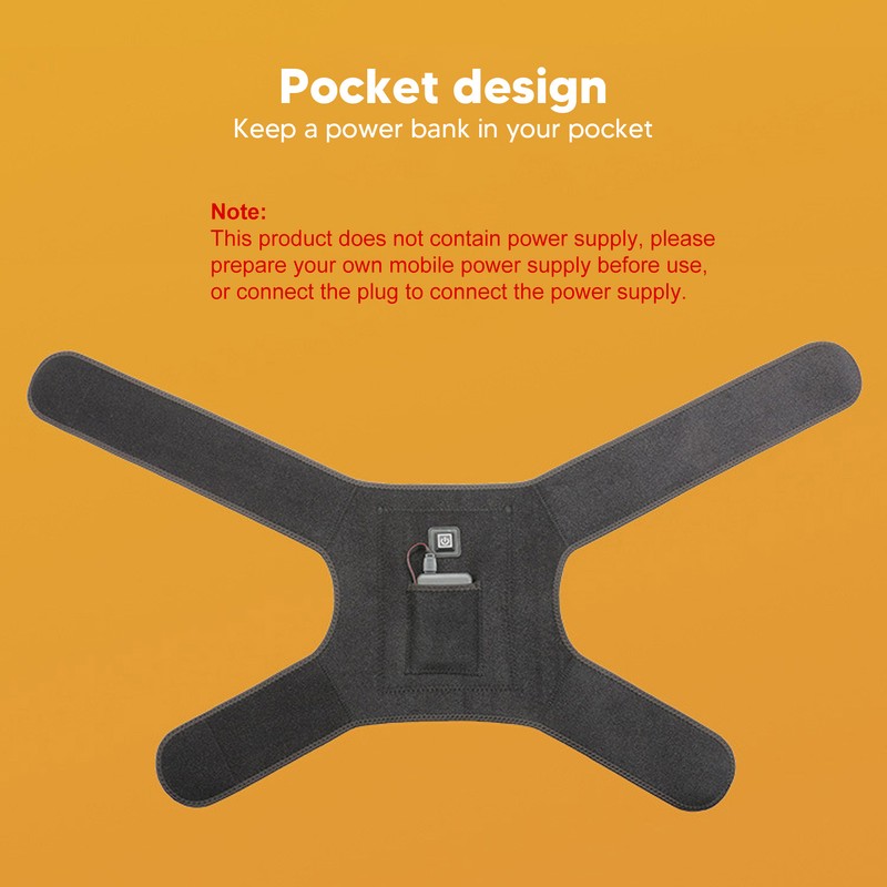 Heating Thigh Brace Warming Adjustable 3 Gears Temperature Control Hip