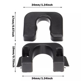 Crozgan 2 Set Rear Parcel Shelf Clips Car Black Trunk Luggage Rack Bracket for Ford Focus Fiesta Nissan Mondeo B-MAX Citroen DS3 C3 1539663 015532109E 8A6146698AA