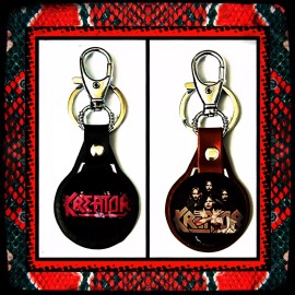 KREATOR APOCALYPTICON TWO LEATHER KEYCHAINS 🤘