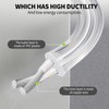 LUMLLSAJI 20AWG Lamp Cord with On/Off Switch, 6ft (1.8m) Clear