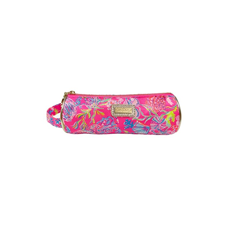Lilly Pulitzer Cute Pencil Case, Colorful Zipper Pouch for Office