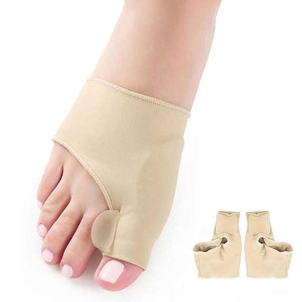 JLK-ZHOU Bunion Corrector Bunion Pads - Hallux Valgus Treatment Bunion Socks Protector, Big Toe Straightener Pain Relief for Women & Men (Small)