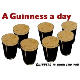 Guinness Beer - GOOD FOR YOU! New Metal Sign: 9x12" - Free Shipping