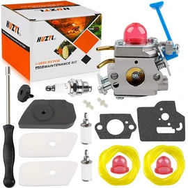 HUZTL 128LD Carburetor Air Filter Cover kit for Husqvarna 128LD 128C 128L 128R 128RJ Trimmer Edger Poulan Zama C1Q-W40A Carb Jonsere BC2128 CC2128 GC2128 weed eater Engine