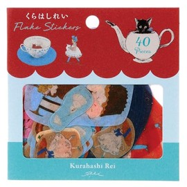Gakken Sta:Ful Kurahashi Rei Flake Stickers Brown AM04853
