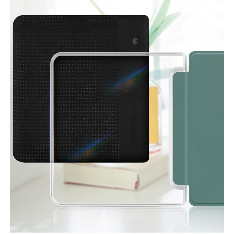 GIOPUEY Case Compatible with Tolino Vision Color/Vision 6, Flip PU