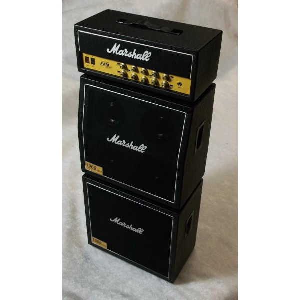 MARSHALL 1/6 SCALE MINIATURE GUITAR 1960 AMPLIFIER AMP REPLICA 10"