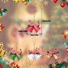 Christmas Ornament, Bell, Set of 4, Christmas Ornament, Bell, Christmas