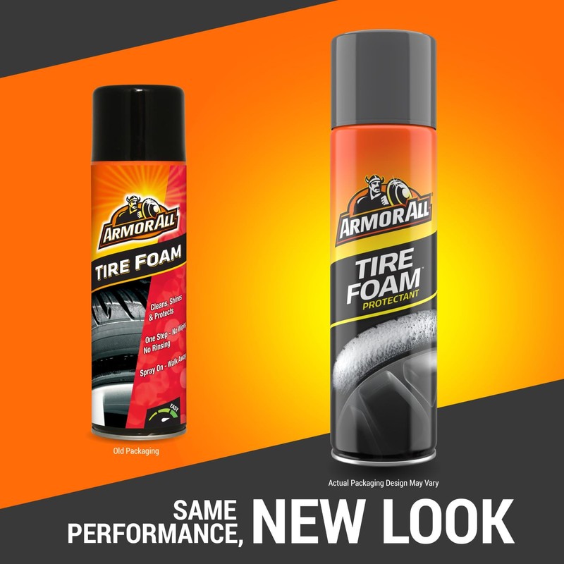 Armor All GAA47670EN Tire Foam 500 ml, Black