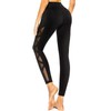 romansong Yoga Mesh Leggings High Waisted Squat Proof Non See
