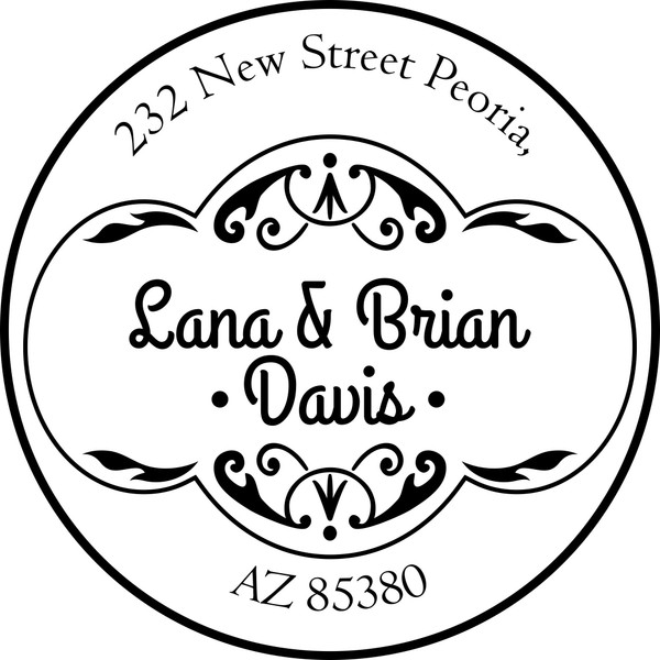 StampExpression - Elegant Custom Return Address Stamp - Self Inking.