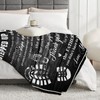 Yasrlvun Step Dad Gifts Step Dad Blanket 50"x60" for Bonus