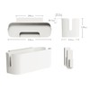 Yitobici Hanging Bed Organiser, Hanging Baskets with 2 Removable Hooks,
