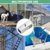 M METERXITY 4-Pack Structural Pipe Connector, Square Tubing T Clamps