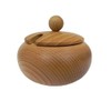 Wooden World - Large Wooden Sugar Bowl with lid Diameter