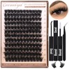 Geeneiya 200D Lash Extension Kit 12-20mm D Curl Thick Fluffy