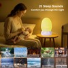 HYODREAM Egg Shape Touch Control Night Light with Pattern Inside,