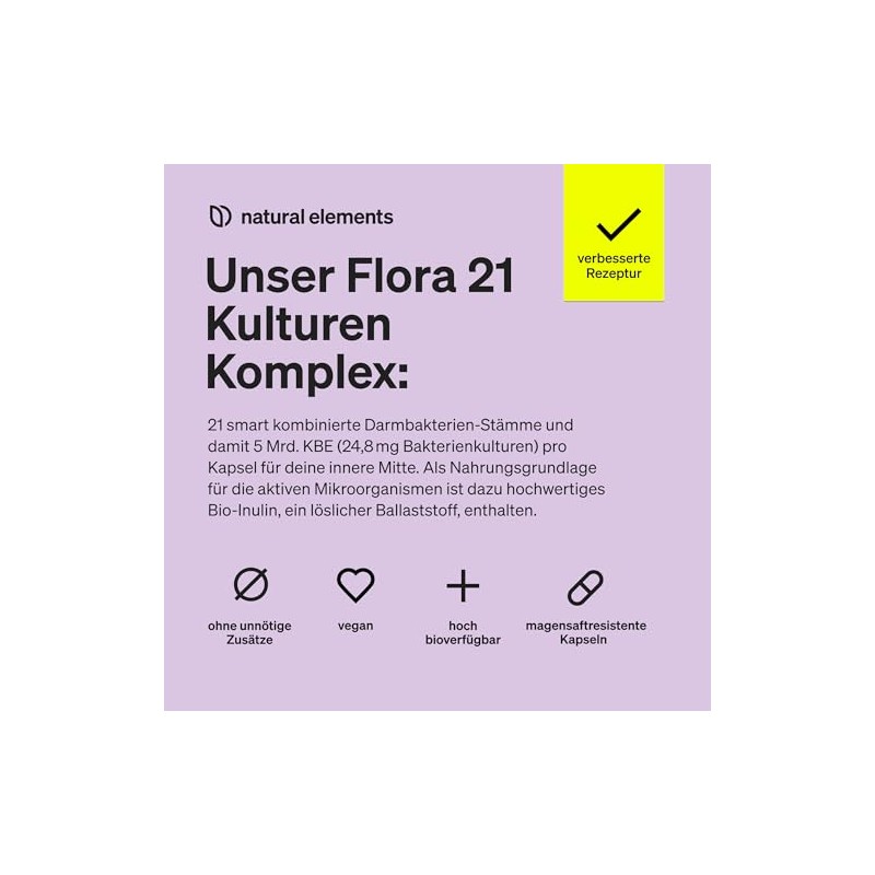 natural elements Flora 21 Culture Complex - 21 Bacterial Strains