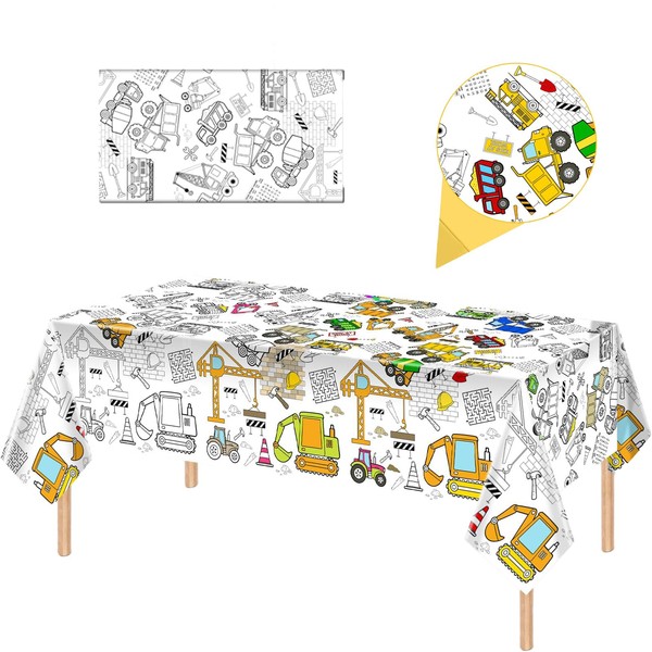 Paper Tablecloth for Colouring, 137 x 274 cm Colouring Tablecloth