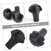 SUPVOX 6pcs Crutch Foot Covers Trekking Cane Protectors for Enhanced