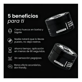 2pzs Bálsamo Ultra Potente Para Crecimiento De Barba