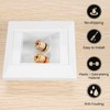 AWAOVV 86mm x 86mm Gold Plated Plastic Wall Plug Audio