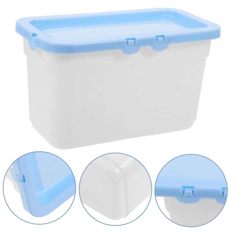 SAFIGLE Laundry Powder Storage Box with Lid Capacity Laundry Organizer