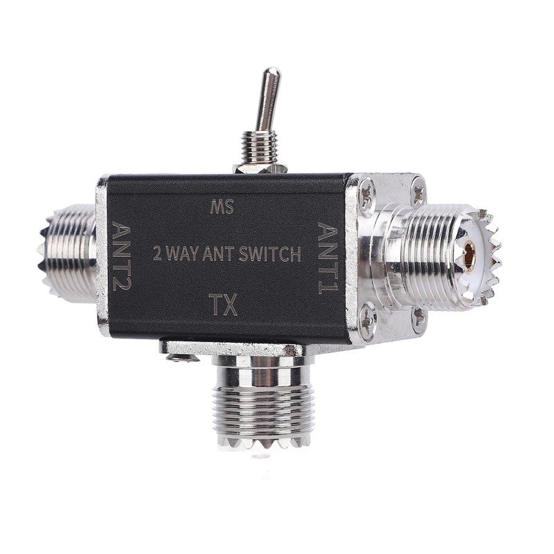 2 Way CB HAM Aluminum Alloy Antennae Coaxial Switch, 100W