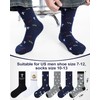 Shihanee 6 Pairs Back to School Christian Socks for Men