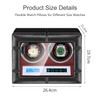 JQUEEN Watch Winder 2 with Quiet Japanese Mabuchi Motor,Microfiber Leather