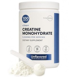 Type Zero- “Creatina Monohidrato (Sin Sabor | 500g), 5000 mg Por Porción, Micronizada, Cero Azúcar, Keto Friend